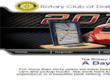 Tablet Screenshot of dallasrotaryautoshow.com